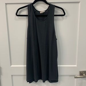 Wilfred free charcoal grey long tank